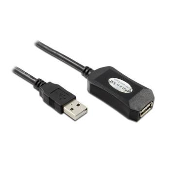 Greenconnection Удлинитель активный USB 2.0  5.0m Premium   AM / AF, 24 / 28 AWG экран, с усилителем
