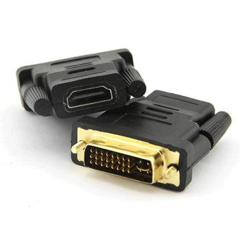 GCR  Адаптер-переходник DVI-I Dual-link 24+5M/HDMI 19F