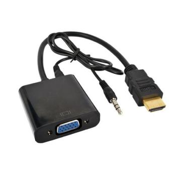 GCR Мультимедиа professional конвертер HDMI &gt; VGA +audio + micro USB для доп.питания