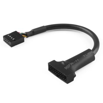 GCR  Адаптер переходник 0.15m для материнской платы 8 pin USB 2.0 / 19 pin USB 3.0