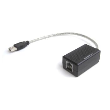 GCR Адаптер-удлинитель активный USB 2.0 по витой паре  AM / AF с доп. питанием до 60 метров