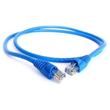 Greenconnection Патч-корд прямой ethernet  1.0m UTP   кат.5е,  RJ45,  литой (Синий)