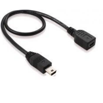 Greenconnection Адаптер переходник-гибкий 0.1m USB 2.0 Premium   mini 5pin USB / AF mini USB, 28 / 28 AWG