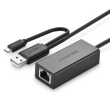 UGREEN USB 2.0 Ethernet адаптер 0.4m + OTG 