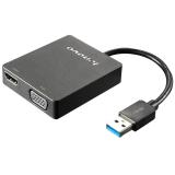 Lenovo Universal USB 3.0 to VGA/HDMI Adapter Lenovo Universal USB 3.0 to VGA/HDMI Adapter